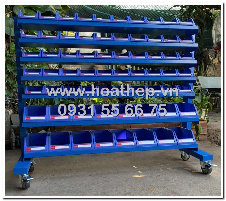 Kệ dụng cụ khay nhỏ, trung có 7 tầng