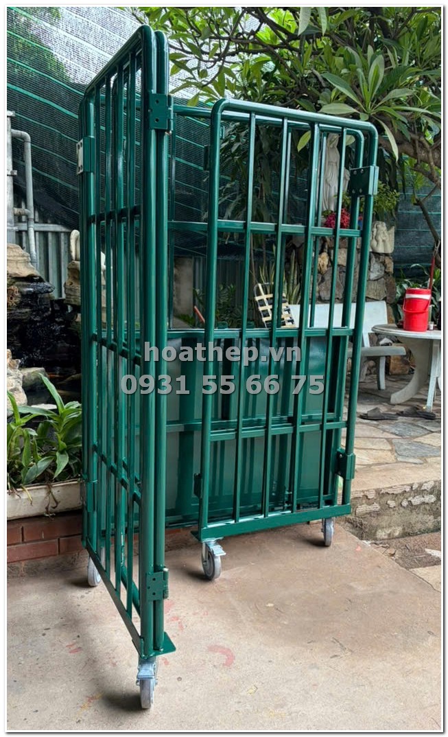 xe đẩy gập gọn, xe đẩy hàng gập gọn, xe đẩy ống thép 34mm, xe đẩy sàn thép 1.2mm, xe đẩy xanh quân đội, xe đẩy kho bãi, xe đẩy 1100x800x1700, xe đẩy bánh xe D150, xe đẩy hàng nặng, xe đẩy gập gọn giá rẻ.